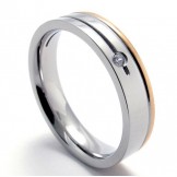 Beautiful Design Color Brilliancy The Queen of Quality Titanium Ring