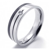 Finely Processed Color Brilliancy Well-known for Its Fine Quality Titanium Ring