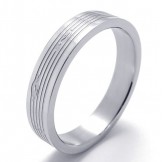 Deft Design Color Brilliancy World-wide Renown Titanium Ring