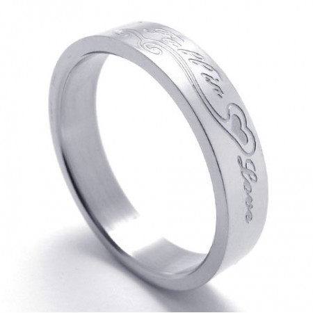 Fashionable Patterns Color Brilliancy to Enjoy High Reputation at Home and Abroad Titanium Ring