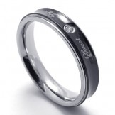 Deft Design Color Brilliancy High Quality Titanium Ring 