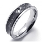 Luxuriant in Design Delicate Colors Stable Quality Titanium Ring