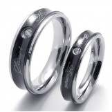 Luxuriant in Design Delicate Colors Stable Quality Titanium Ring