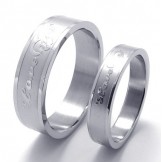 Finely Processed Color Brilliancy High Quality Titanium Ring