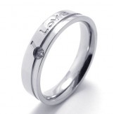 Deft Design Color Brilliancy Excellent Quality Titanium Ring