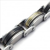 Skillful Manufacture Color Brilliancy Stable Quality Titanium Bracelet