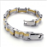 Finely Processed Color Brilliancy Stable Quality Titanium Bracelet
