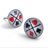 Skillful Manufacture Colorful Stable Quality Titanium Earrings