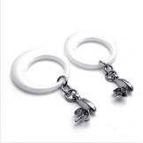 Elegant Shape Delicate Colors Stable Quality Titanium Earrings