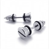 Skillful Manufacture Color Brilliancy Excellent Quality Titanium Earrings 
