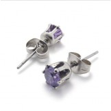 Latest Technology Color Brilliancy Stable Quality Titanium Earrings