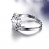 High Quality Female Titanium Ring With Rhinestone