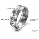 to Win Warm Praise from Customers Male Titanium Ring 