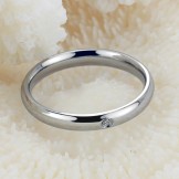 Reliable Quality Female Titanium Ring With Rhinestone