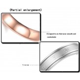 Selling Well all over the World Female Rose Shape Titanium Ring