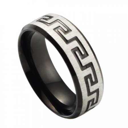 Superior Quality Black Titanium Ring