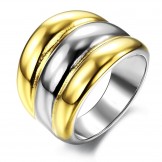 Well-known for Its Fine Quality Exaggerate Titanium Ring 