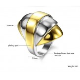 Quality and Quantity Assured Male Exaggerate Titanium Ring 