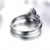 Well-known for Its Fine Quality Female Titanium Ring With Rhinestone
