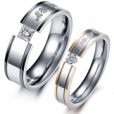 Well-known for Its Fine Quality Titanium Ring For Lovers 