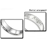 Superior Quality Clover Shape Titanium Ring For Lovers 