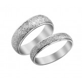 Stable Quality Scrub Titanium Ring For Lovers