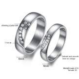 Durable in Use Titanium Ring For Lovers 