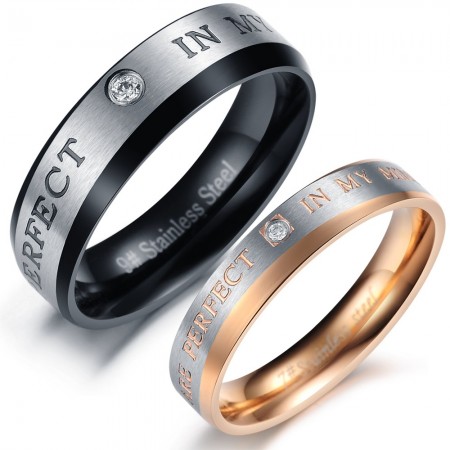 The Queen of Quality Titanium Ring For Lovers 