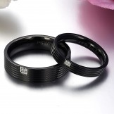 to Have a Long Story Simple Titanium Ring For Lovers