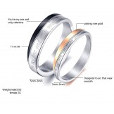 The Queen of Quality Alternative Creative Titanium Ring For Lovers
