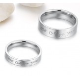 Dependable Performance Titanium Ring For Lovers
