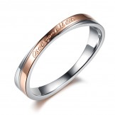 The Queen of Quality Wrap Titanium Ring For Lovers 