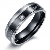 Stable Quality Elegant Titanium Ring For Lovers
