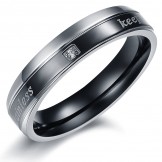 Stable Quality Elegant Titanium Ring For Lovers