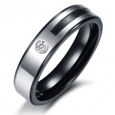 The Queen of Quality Concise Titanium Ring For Lovers