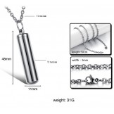 to Enjoy High Reputation at Home and Abroad Concise Titanium Necklace 
