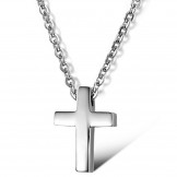 Quality and Quantity Assured Female Cross Titanium Necklace 
