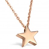 Excellent Quality Star Titanium Necklace 