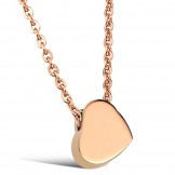 World-wide Renown Sweetheart Titanium Necklace 