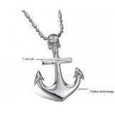 World-wide Renown Cross Titanium Necklace 