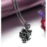 The King of Quantity Male Cross Titanium Necklace 