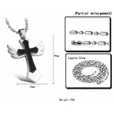 Stable Quality Cross Titanium Necklace 
