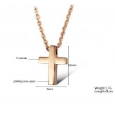 High Quality Cross Titanium Necklace