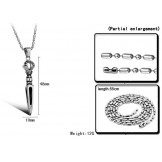 High Quality Male Prismatic Titanium Necklace 