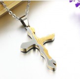 High Quality Cross Titanium Necklace 