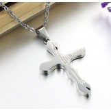 Easy to Use Cross Titanium Necklace 