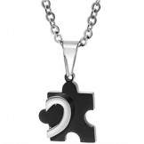 Quality and Quantity Assured Sweetheart Titanium Necklace For Lovers 