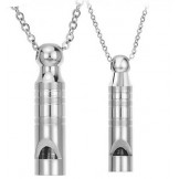 High Quality Whistle Titanium Necklace For Lovers 