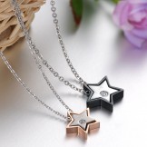 Durable in Use Sweetheart Titanium Necklace For Lovers 