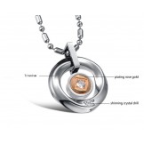 High Quality Classic Titanium Necklace For Lovers 